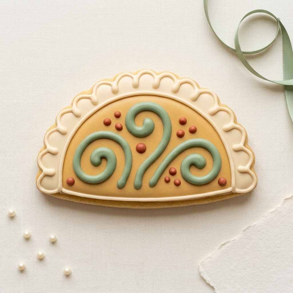 Empanada Cookie Cutter, 3D Printed Food Theme Cutter