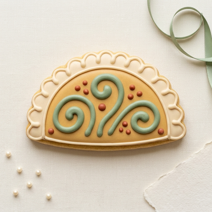 Empanada Cookie Cutter, 3D Printed Food Theme Cutter