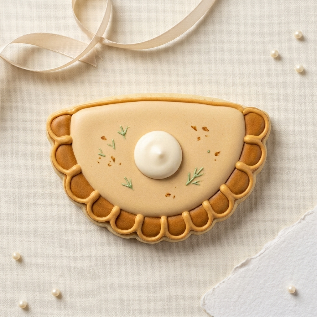 Pierogi Cookie Cutter, 3D Printed Food Theme Cutter