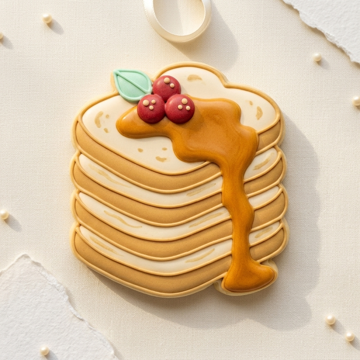 French Toast Stack Cookie Cutter, 3D Printed Birthday Party Cutter
