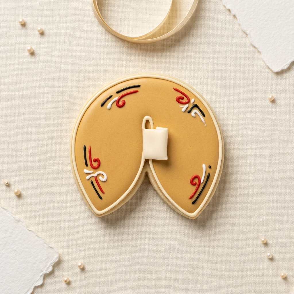 Fortune Cookie Cookie Cutter, 3D Printed Lunar New Year Cutter