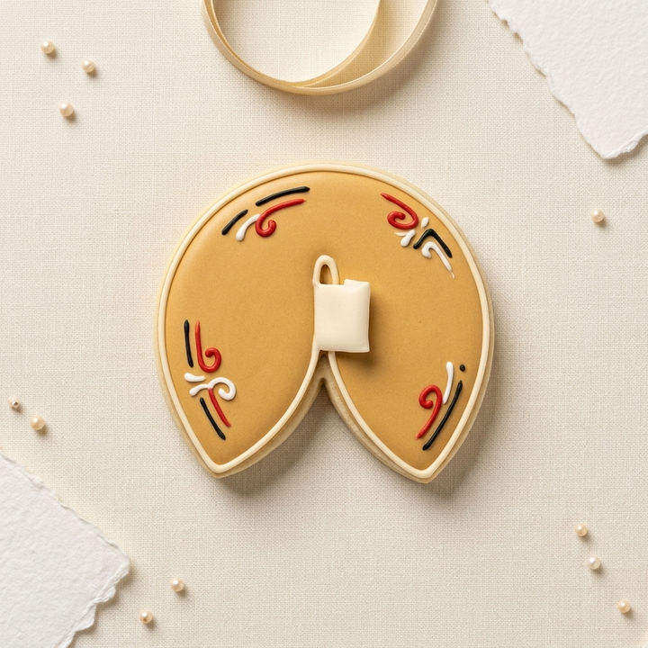 Fortune Cookie Cookie Cutter, 3D Printed Lunar New Year Cutter
