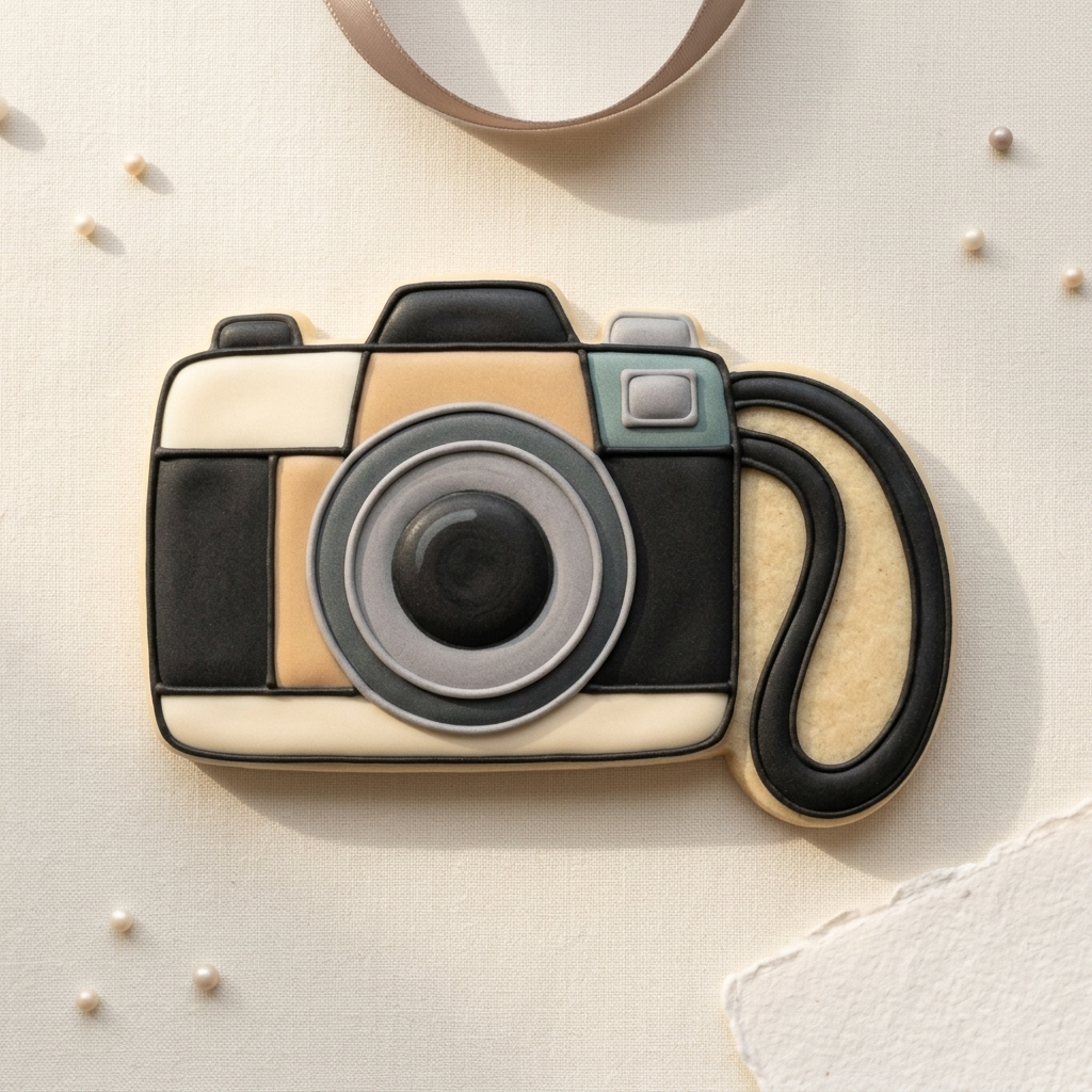 Camera Strap Cookie Cutter, 3D Printed School and Teacher Cutter