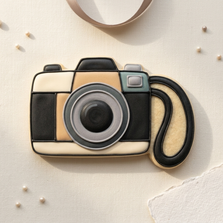 Camera Strap Cookie Cutter, 3D Printed School and Teacher Cutter