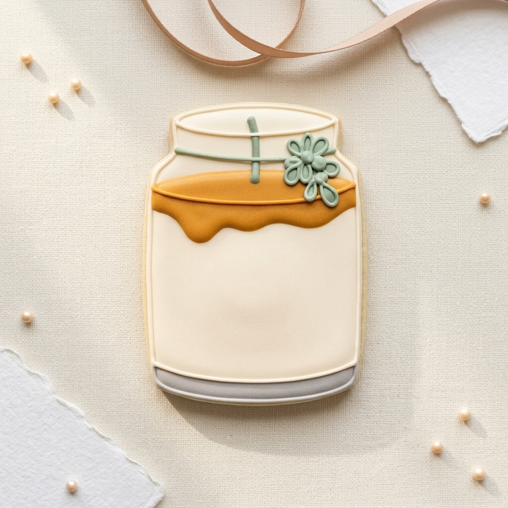 Candle Making Jar Cookie Cutter, 3D Printed Craft Theme Cutter