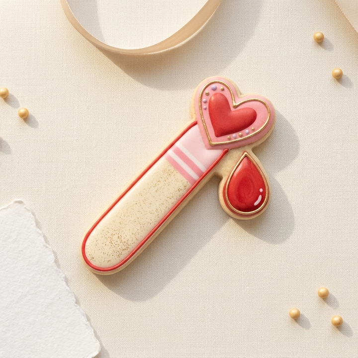Nail File Heart Cookie Cutter, 3D Printed Valentine Cutter