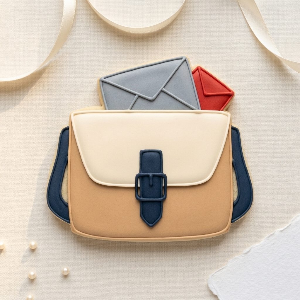 Delivery Mail Satchel Cookie Cutter, 3D Printed Valentine Cutter