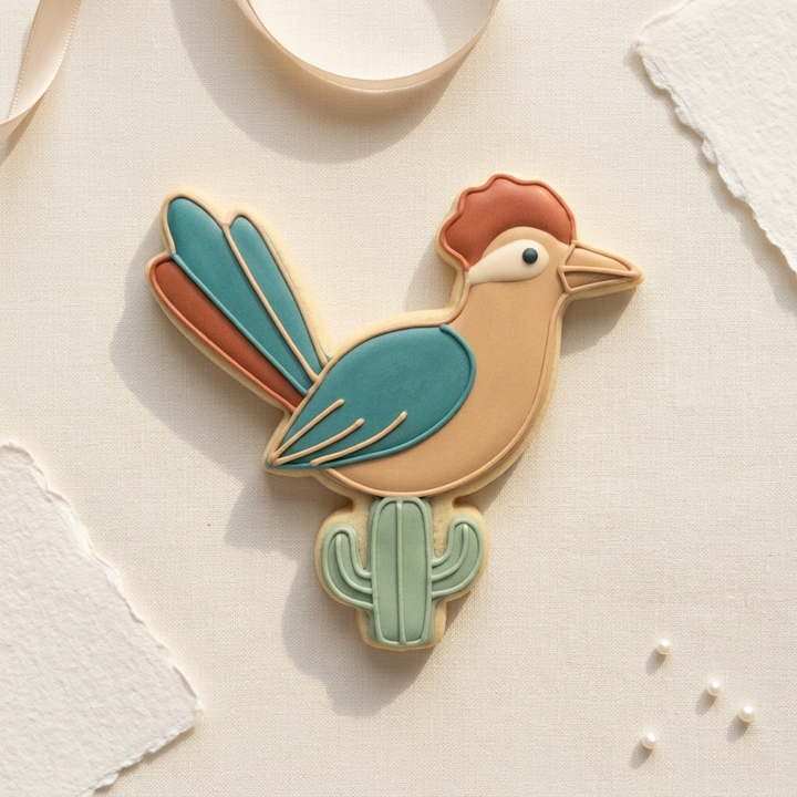Desert Roadrunner Cookie Cutter, 3D Printed Animals Cutter