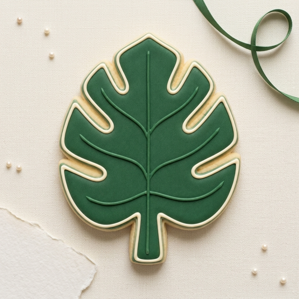 Monstera Leaf Cookie Cutter, 3D Printed Halloween Cutter
