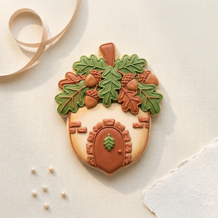 Acorn Fairy House Cookie Cutter, 3D Printed Thanksgiving Cutter
