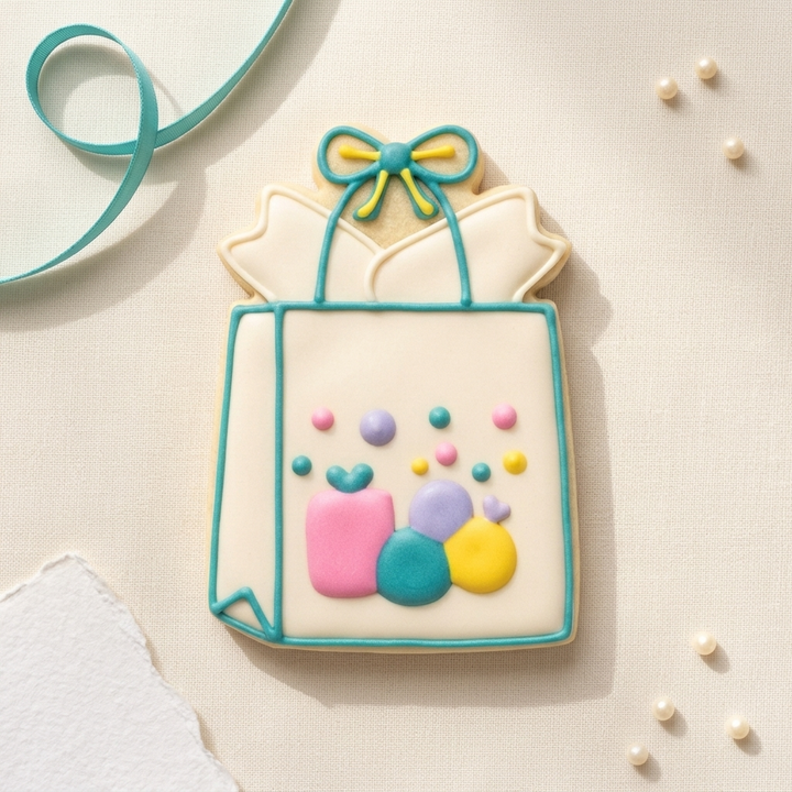 Gift Bag Tissue Paper Cookie Cutter, 3D Printed South Asian Festival Cutter