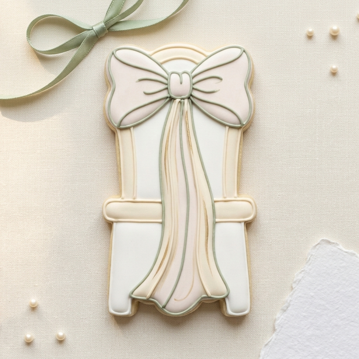 Wedding Chair Bow Cookie Cutter, 3D Printed Wedding Cutter