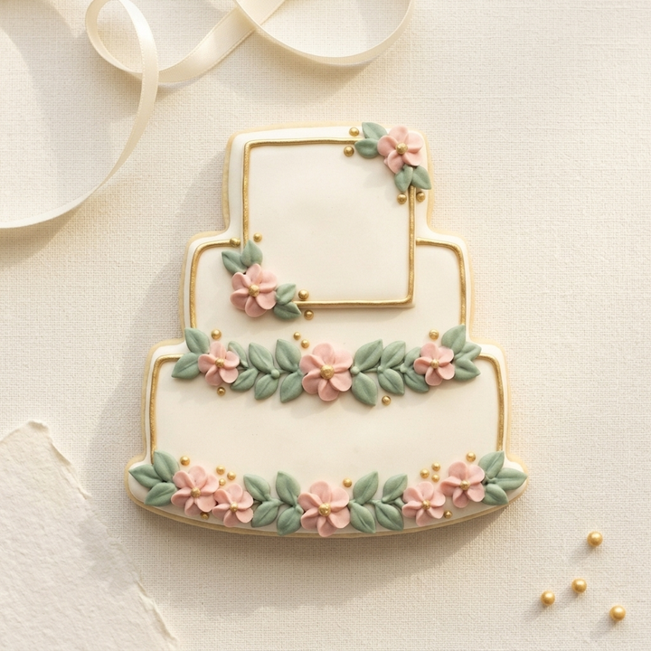 Anniversary Cake Topper Cookie Cutter, 3D Printed Wedding Cutter