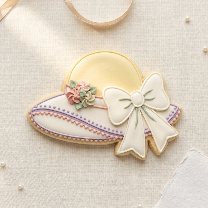 Easter Bonnet Bow Cookie Cutter, 3D Printed Easter Cutter