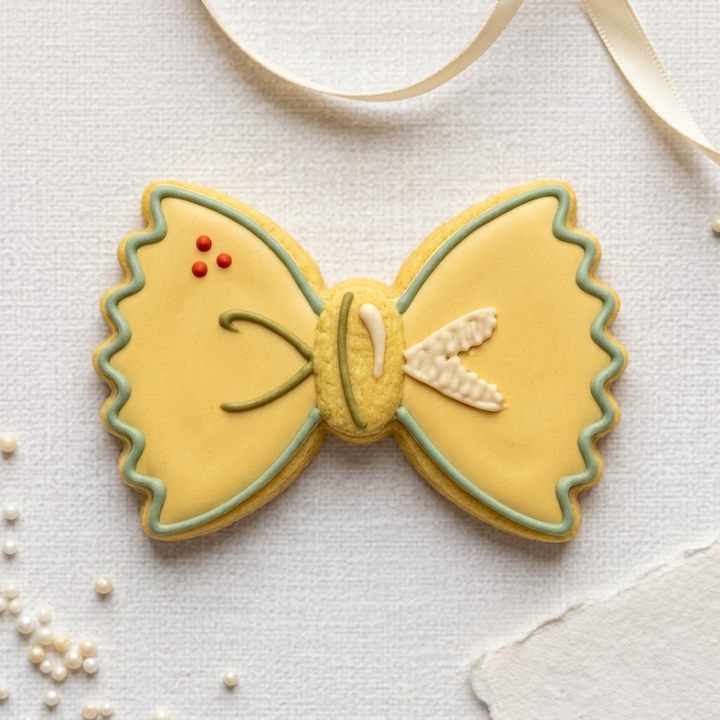 Pasta Farfalle Bow Cookie Cutter, 3D Printed Thanksgiving Cutter