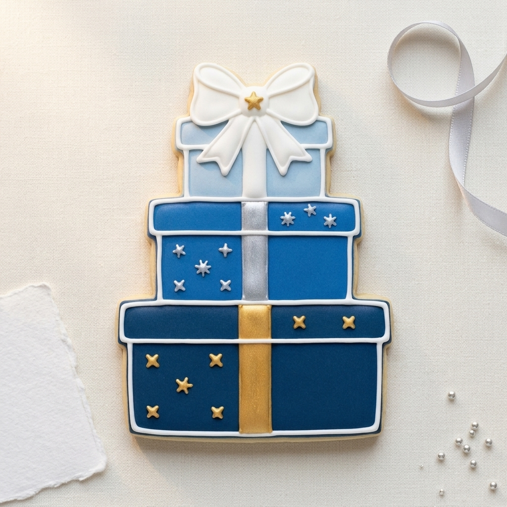 Hanukkah Gift Stack Cookie Cutter, 3D Printed Jewish Holiday Cutter