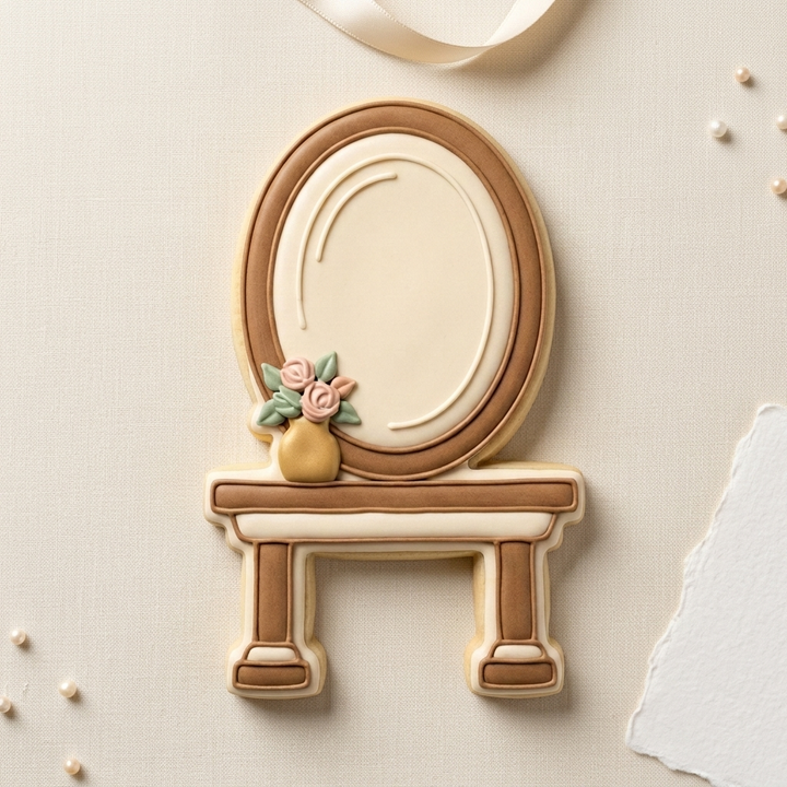 Entryway Mirror Table Cookie Cutter, 3D Printed Wedding Cutter
