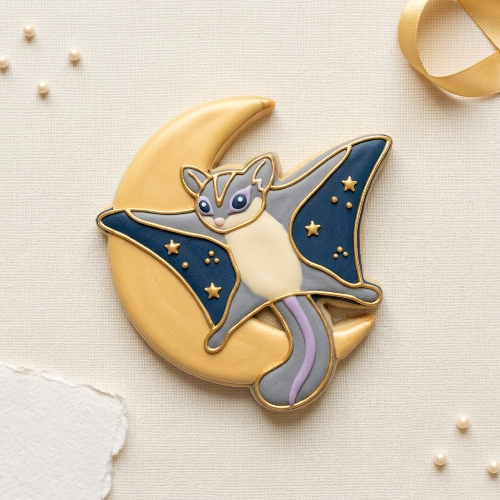 Sugar Glider Moon Cookie Cutter, 3D Printed Baby Shower Cutter