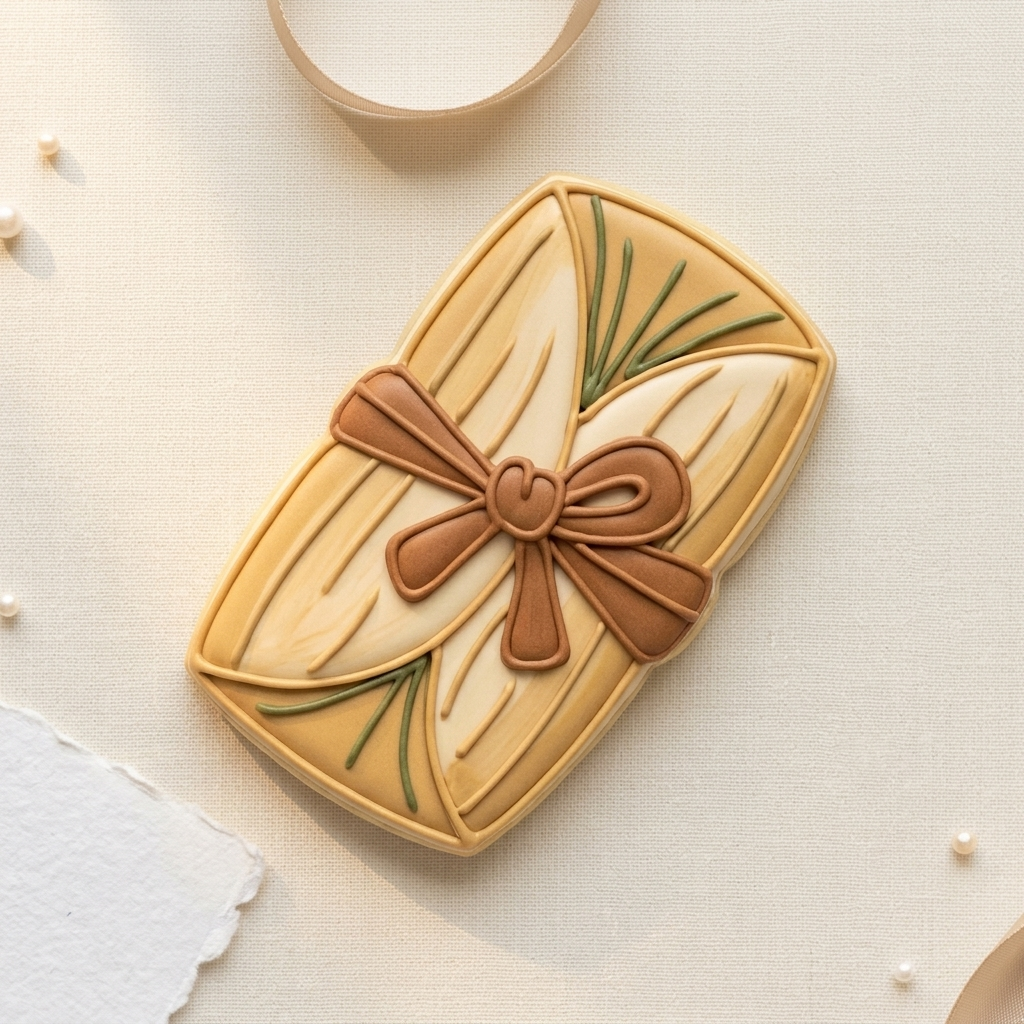 Tamale Bundle Cookie Cutter, 3D Printed South Asian Festival Cutter