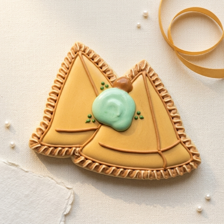 Samosa Pair Cookie Cutter, 3D Printed Ramadan Eid Cutter