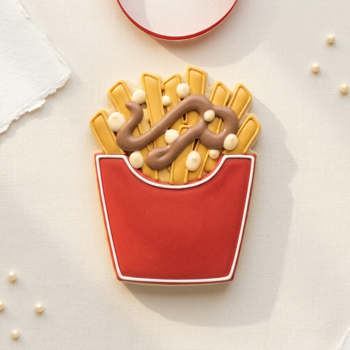 Poutine Fries Box Cookie Cutter, 3D Printed Christmas Cutter
