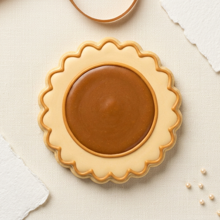 Butter Tart Tin Cookie Cutter, 3D Printed Thanksgiving Cutter