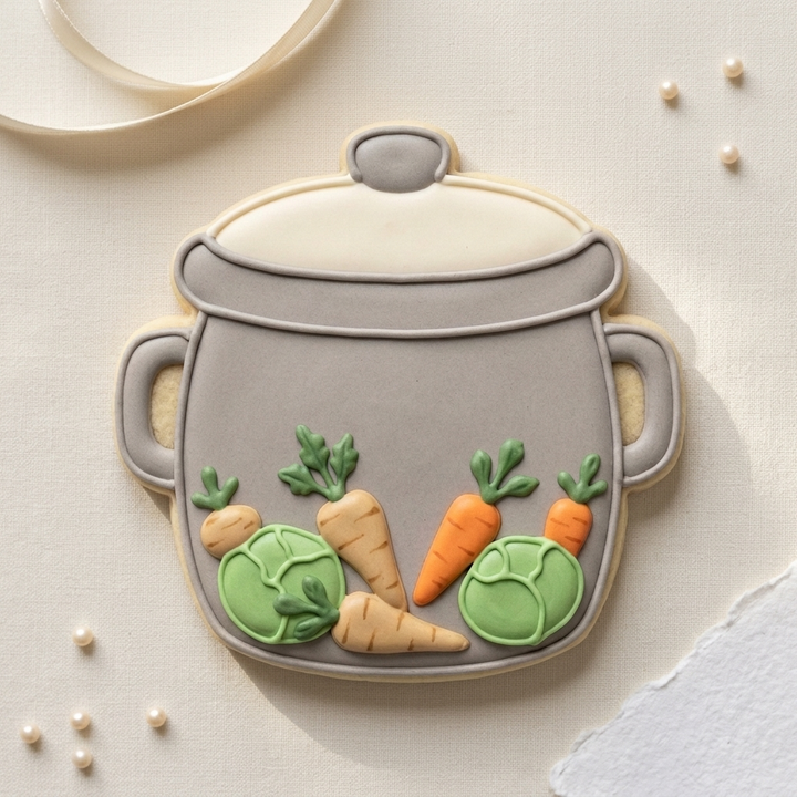 Fermentation Crock Cookie Cutter, 3D Printed Food Theme Cutter