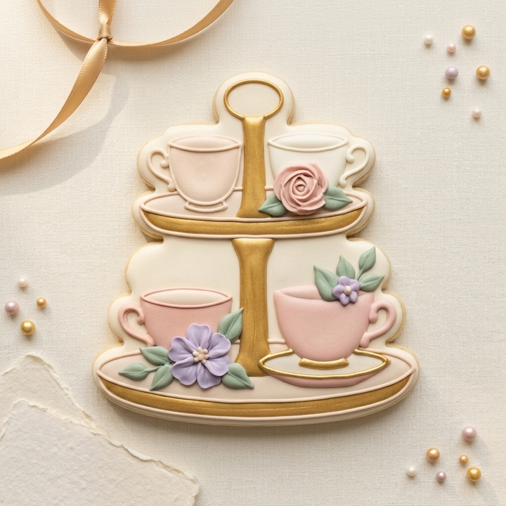 Tea Party Garden Octet Cookie Cutter Set 3D Printed Bundle