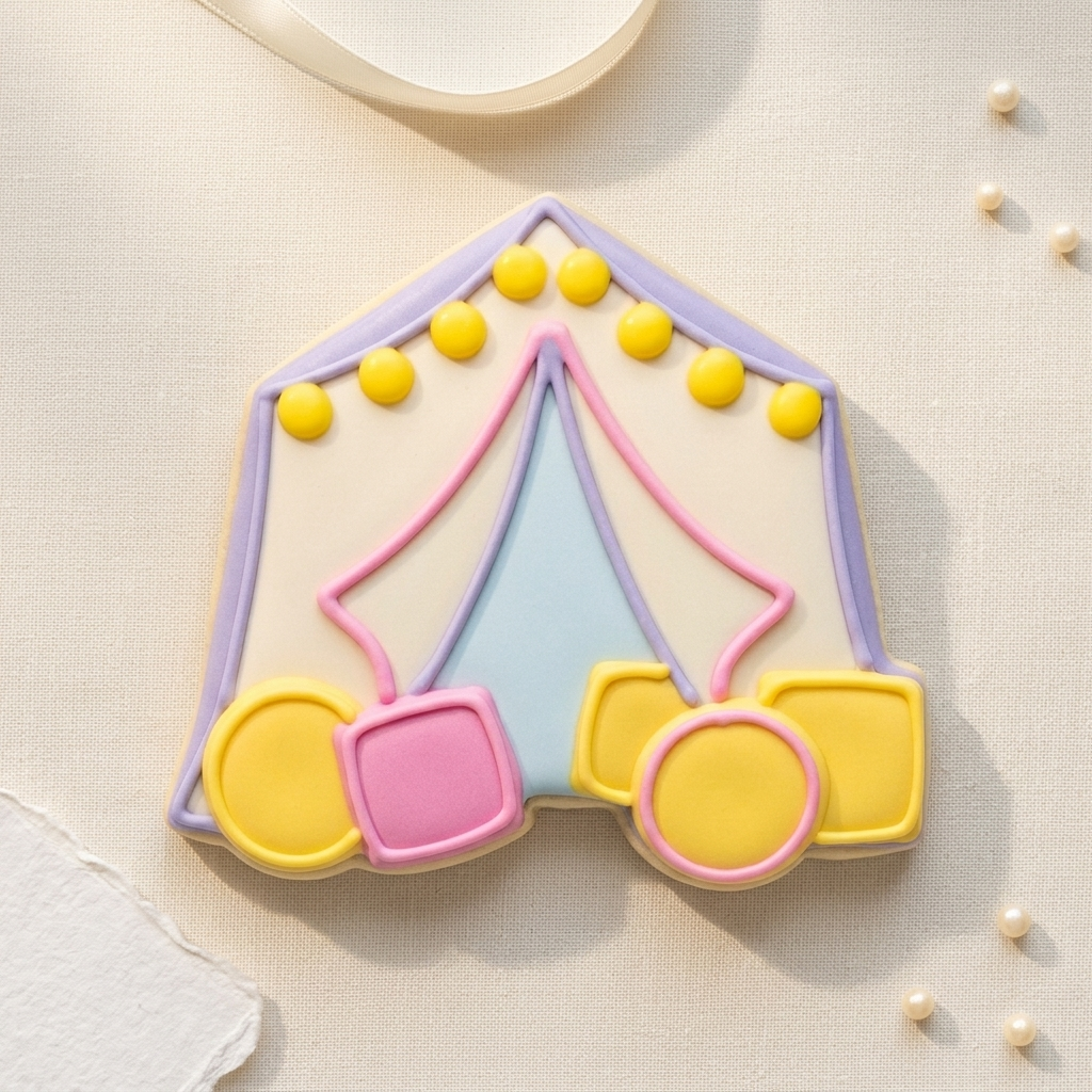 Sleepover Blanket Fort Cookie Cutter, 3D Printed Birthday Party Cutter