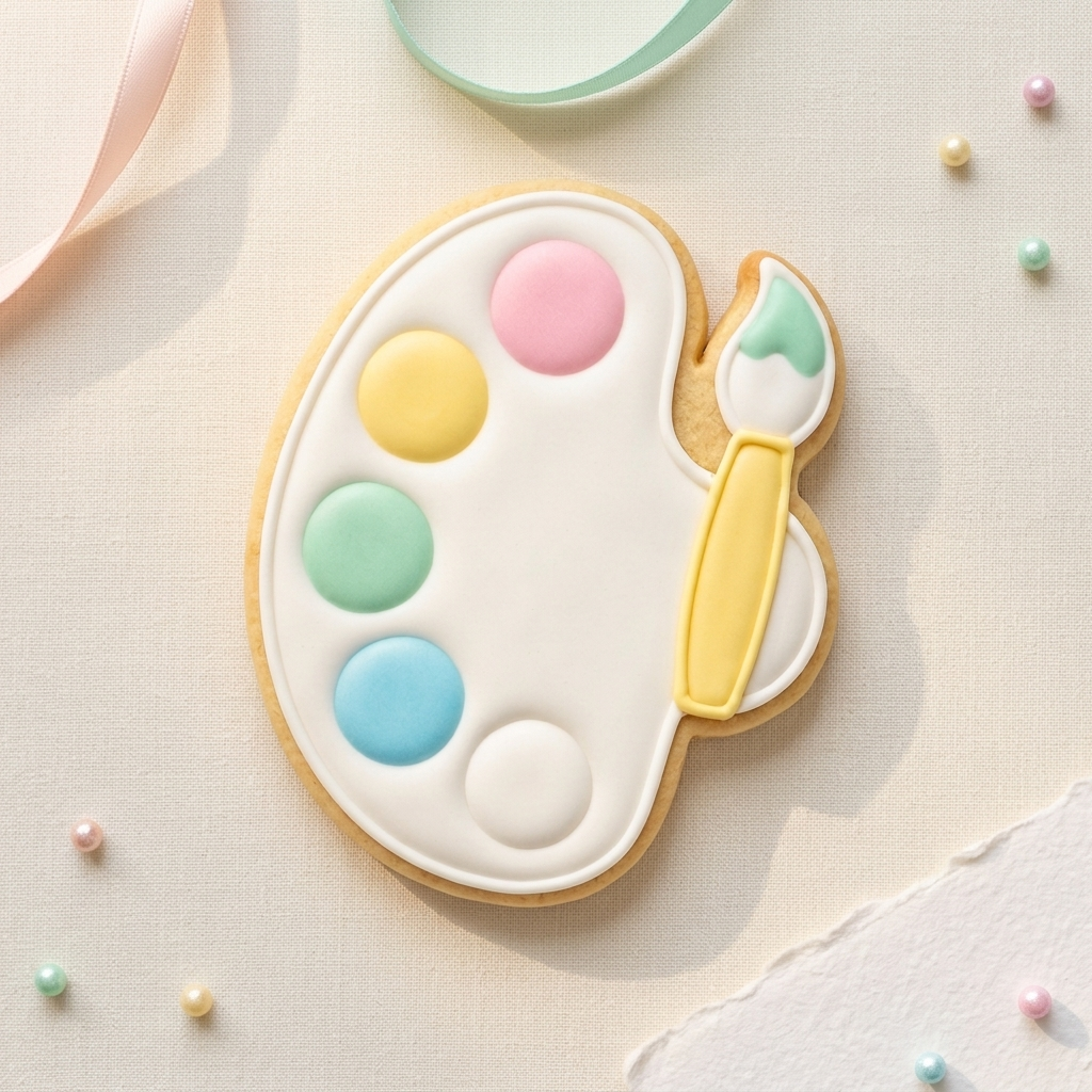 Easter Egg Paint Palette Cookie Cutter, 3D Printed Easter Cutter