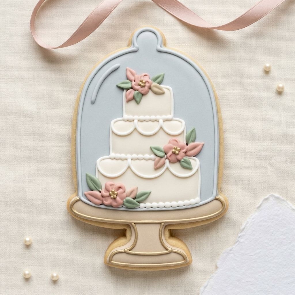 Wedding Cake Dome Cookie Cutter, 3D Printed Wedding Cutter