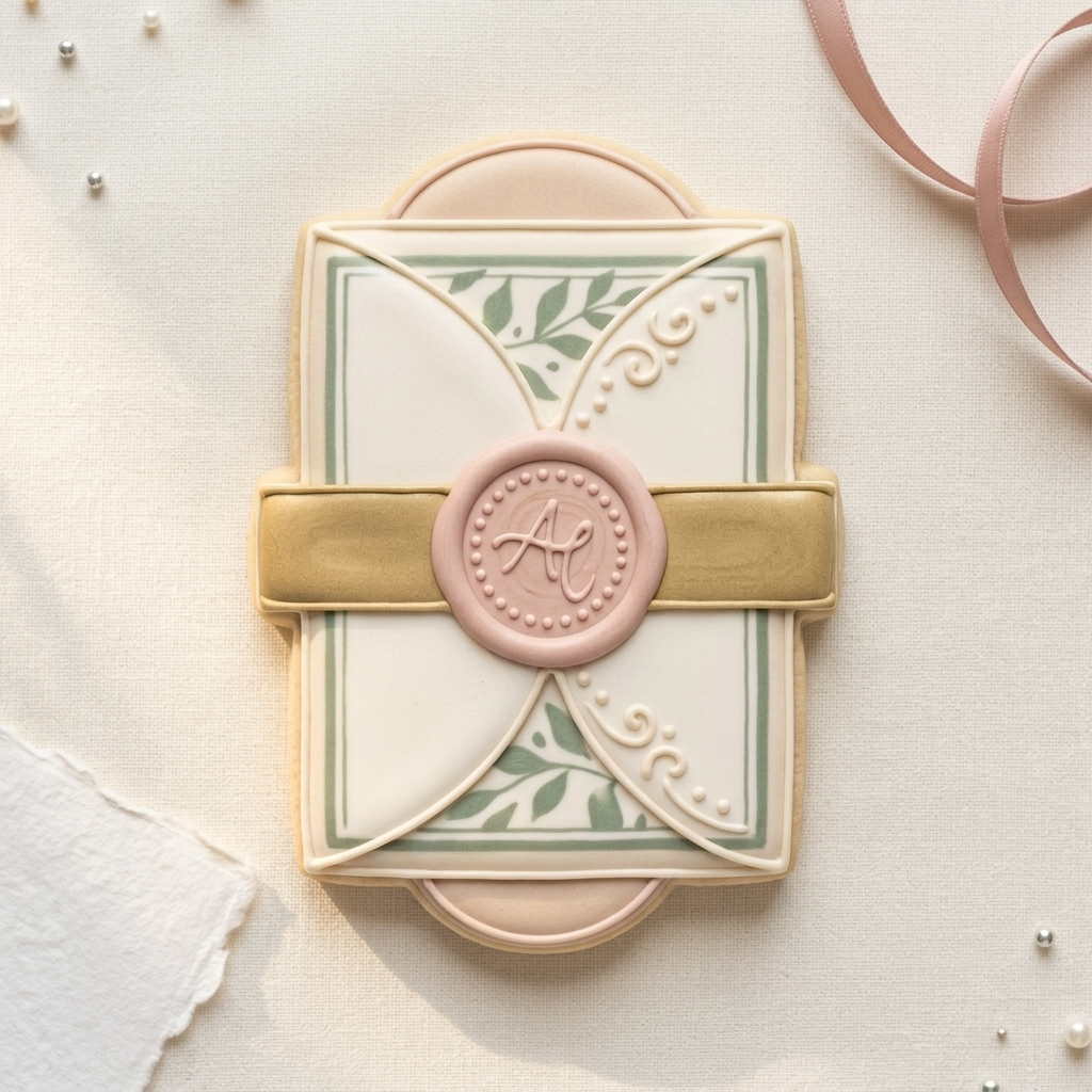 Invitation Suite Stack Cookie Cutter, 3D Printed Wedding Cutter