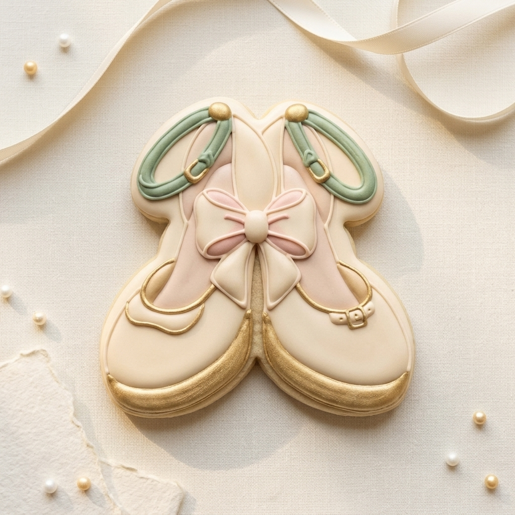 First Dance Shoe Pair Cookie Cutter, 3D Printed Wedding Cutter
