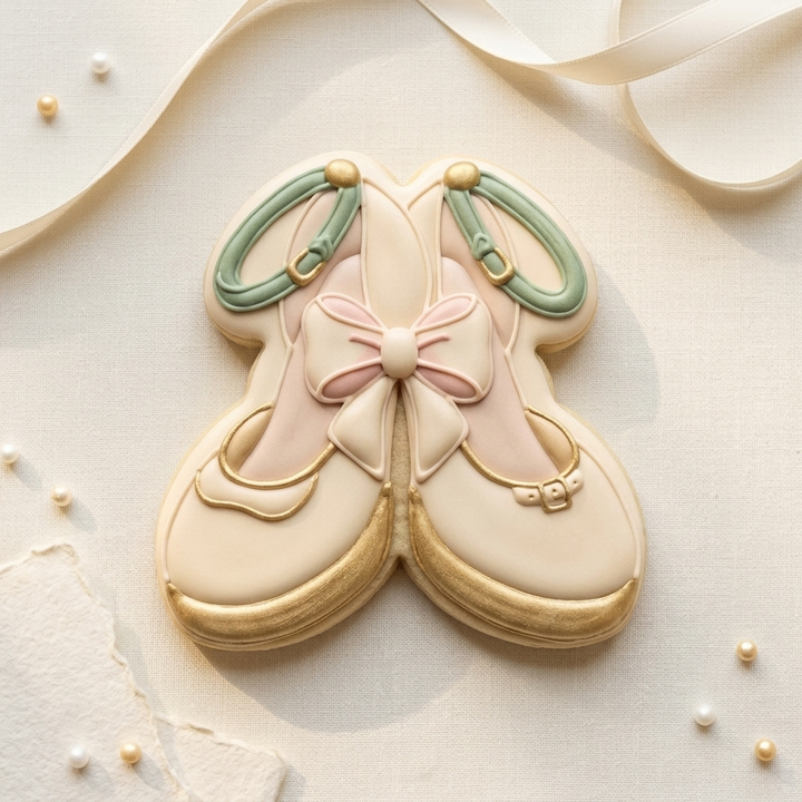 First Dance Shoe Pair Cookie Cutter, 3D Printed Wedding Cutter