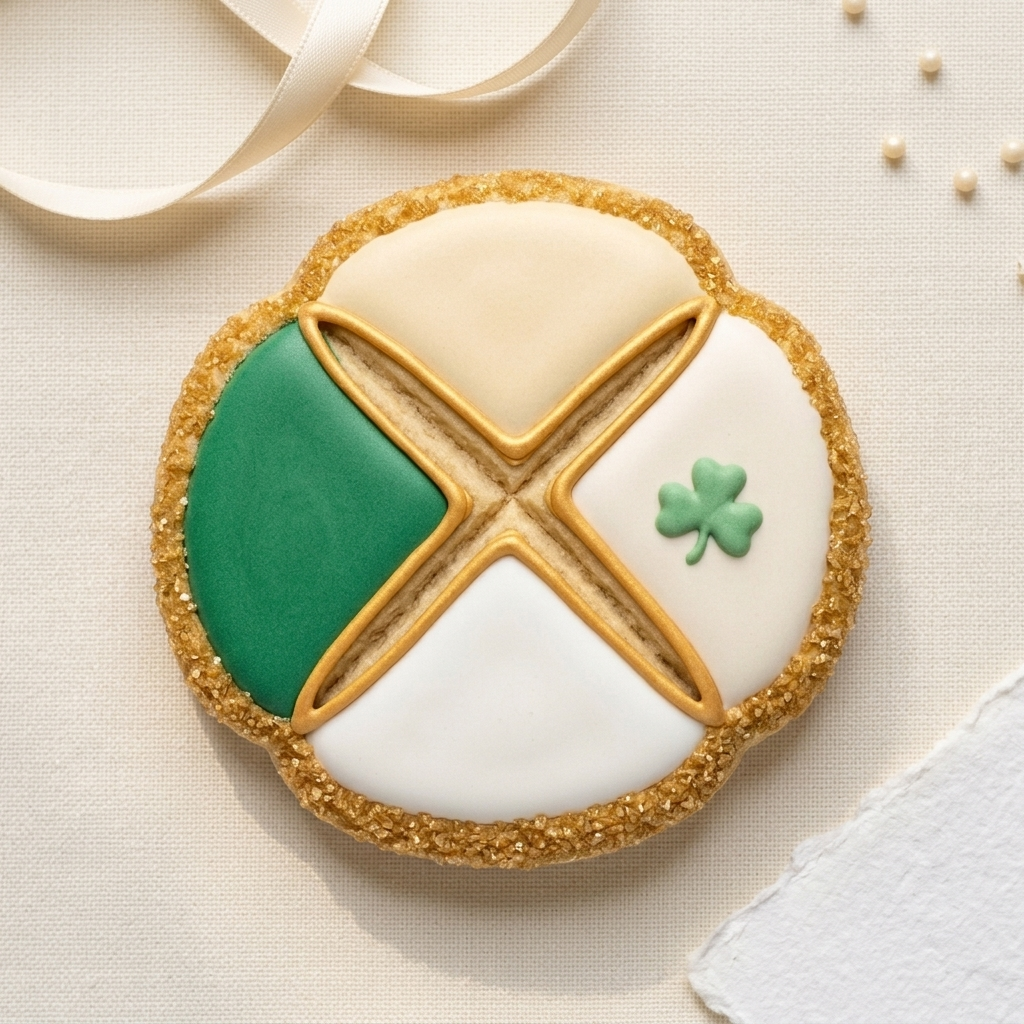 Irish Soda Bread Loaf Cookie Cutter, 3D Printed St Patricks Day Cutter