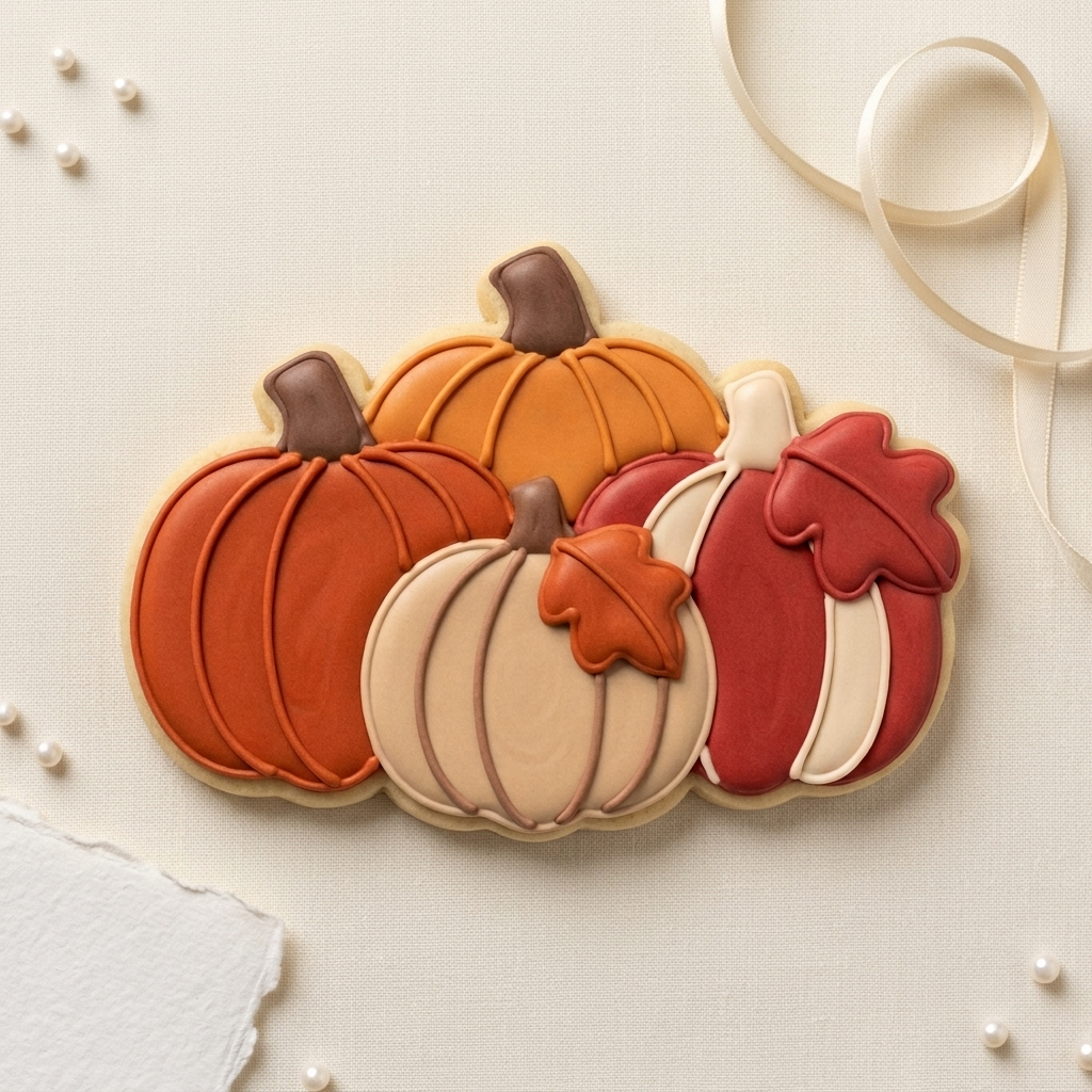 Gourd Trio Cookie Cutter, 3D Printed Thanksgiving Cutter