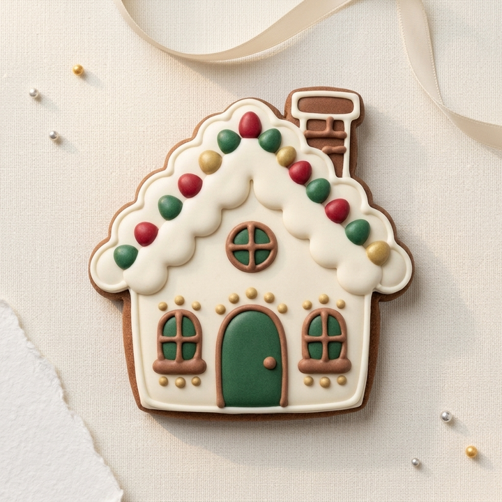 Gingerbread Village Christmas Sextet Cookie Cutter Set 3D Printed Bundle