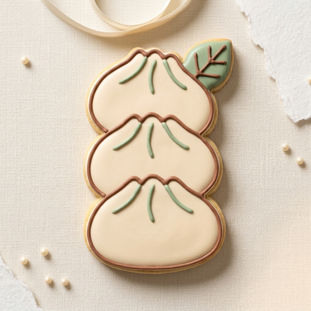 Bao Bun Stack Cookie Cutter, 3D Printed Food Theme Cutter
