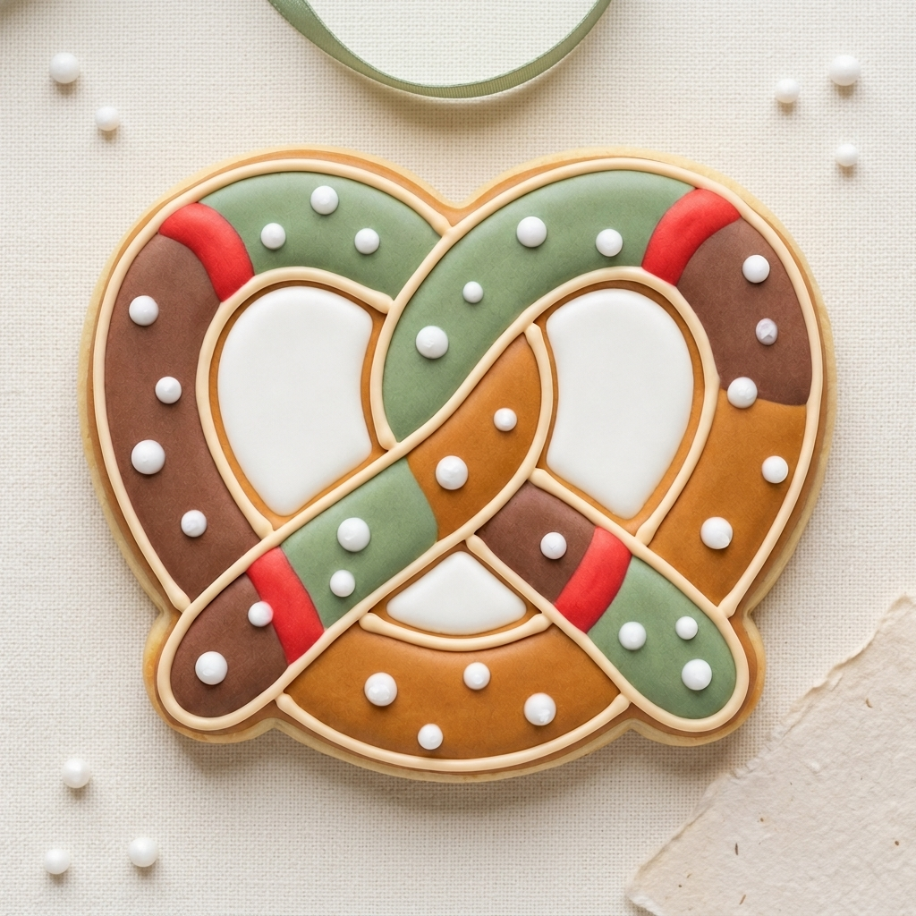 Pretzel Heart Cookie Cutter, 3D Printed Valentine Cutter