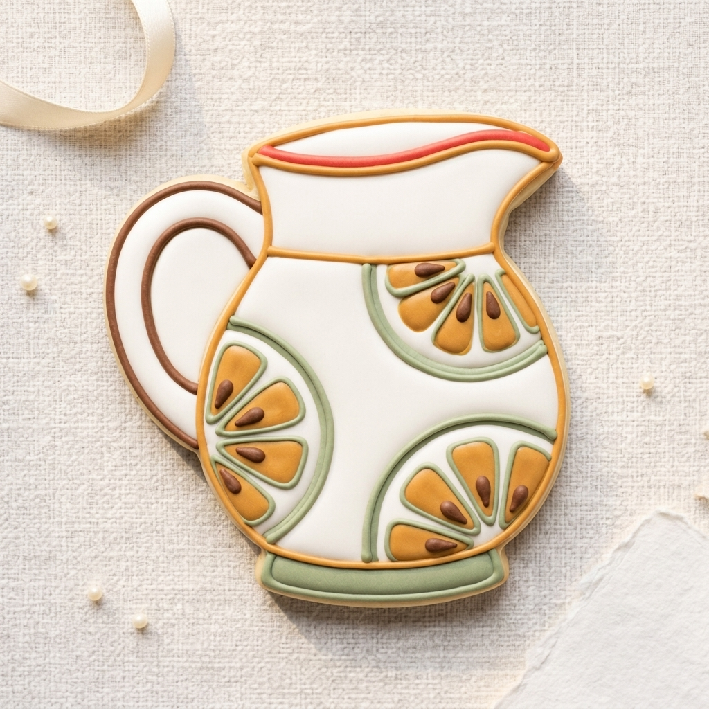 Lemonade Pitcher Cookie Cutter, 3D Printed Wedding Cutter