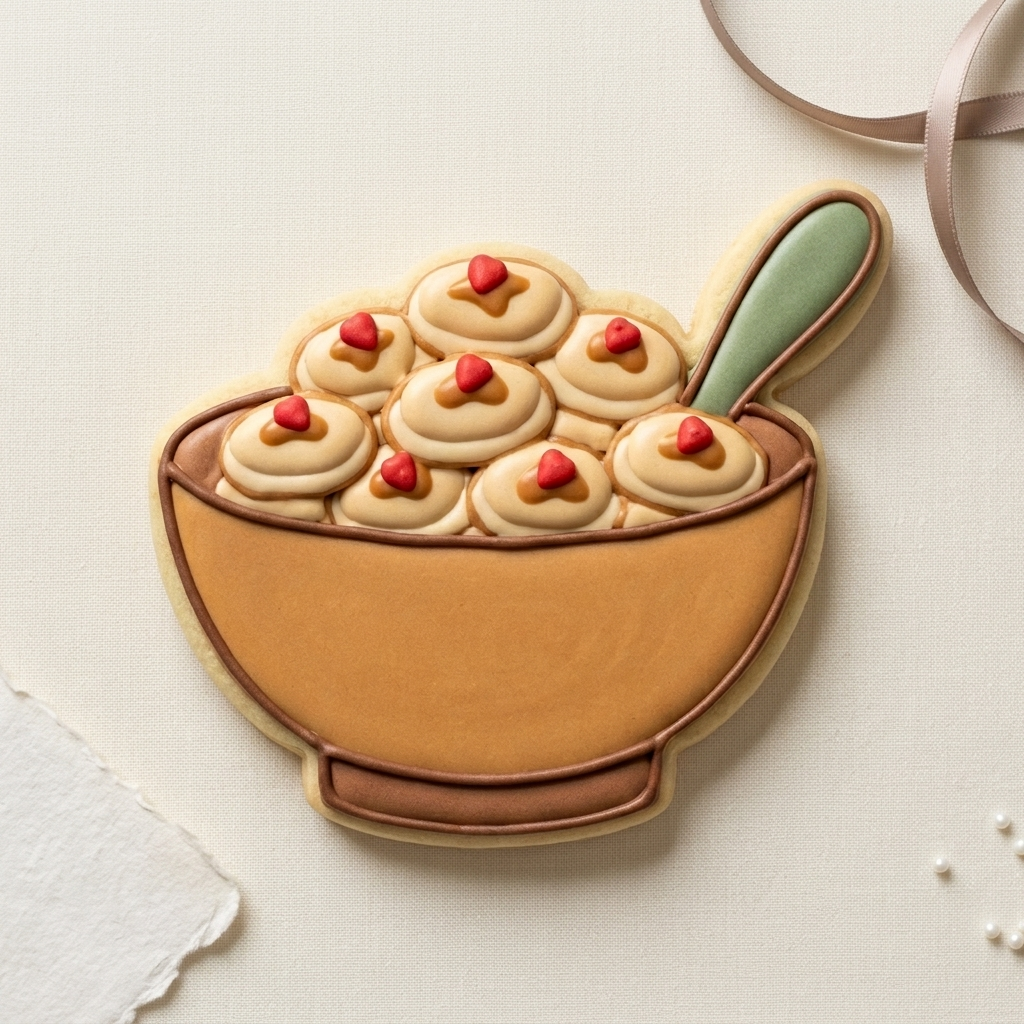 Mini Pancake Cereal Cookie Cutter, 3D Printed Food Theme Cutter