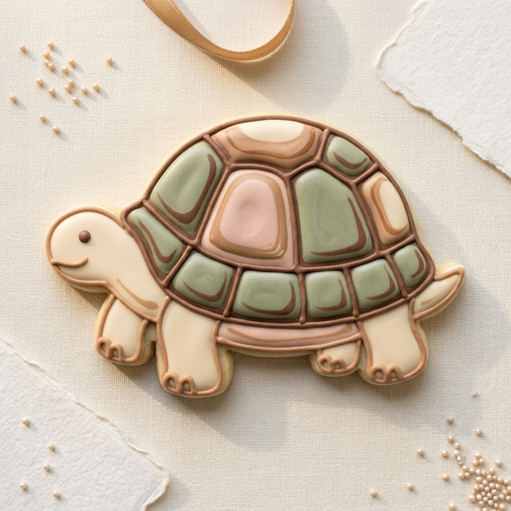 Tortoise Shell Cookie Cutter, 3D Printed Birthday Party Cutter