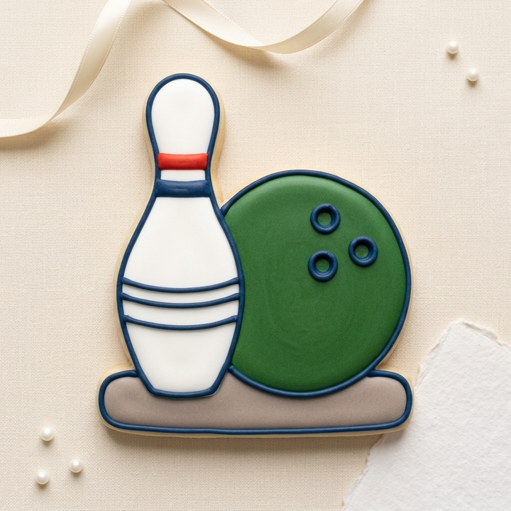 Bowling Pin Ball Cookie Cutter, 3D Printed Birthday Party Cutter