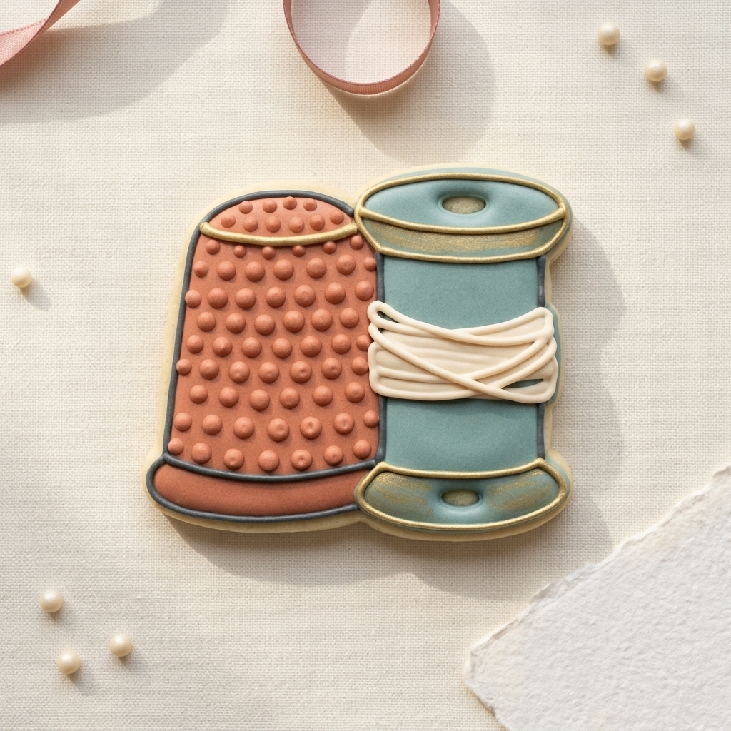 Sewing Thimble Cookie Cutter, 3D Printed Craft Theme Cutter