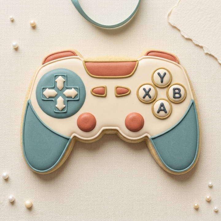 Video Game Controller Cookie Cutter, 3D Printed Birthday Party Cutter