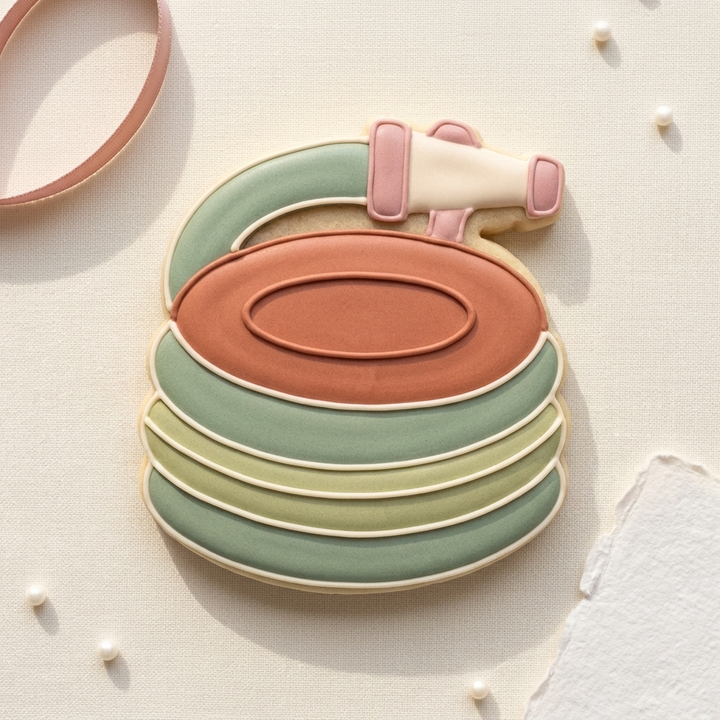 Garden Hose Coil Cookie Cutter, 3D Printed Garden Theme Cutter