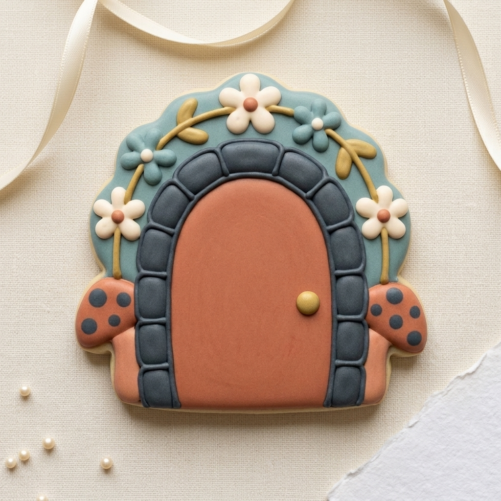 Fairy Garden Door Cookie Cutter, 3D Printed Baby Shower Cutter