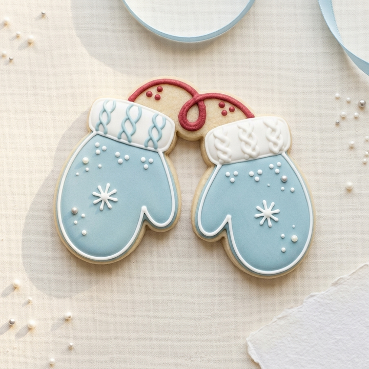 Winter Mitten Garland Cookie Cutter, 3D Printed South Asian Festival Cutter