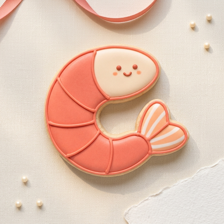Shrimp Cookie Cutter, 3D Printed Animals Cutter