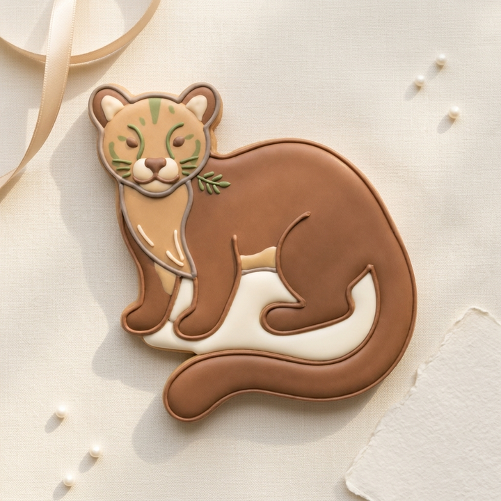 Fossa Cookie Cutter, 3D Printed Birthday Party Cutter